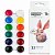 Купить Краски акварельные в картоне "7 Colours" Гамма 12 цв. без кисти оптом